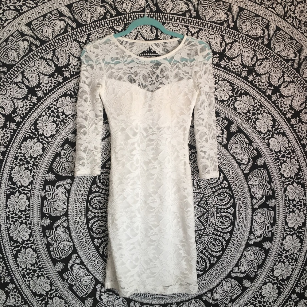 White Lace Dress